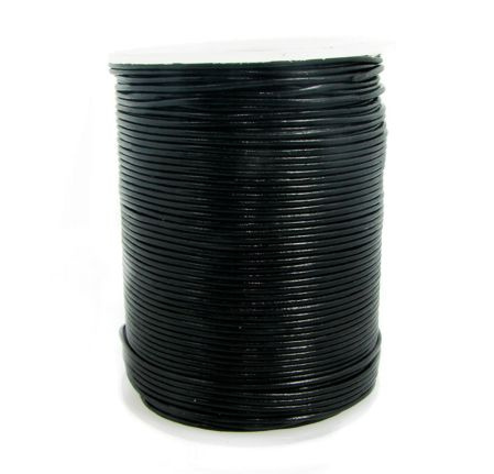 Rzemień naturalny czarny 1,5mm Rzemień naturalny czarny 1,5mm