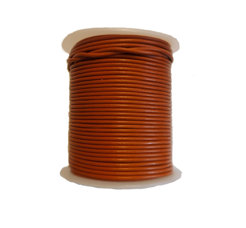 Rzemień naturalny Jasno brązowy 4mm Rzemień naturalny Jasno brązowy 4mm