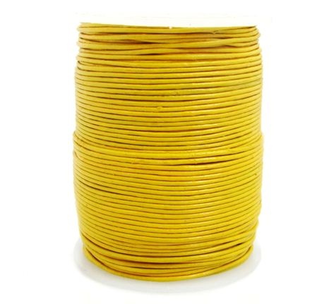 Rzemień naturalny żółty 1mm Rzemień naturalny żółty 1mm