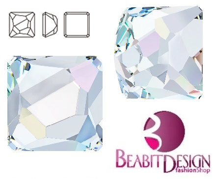 Space Cut Crystal AB 6mm Space Cut Crystal AB 6mm