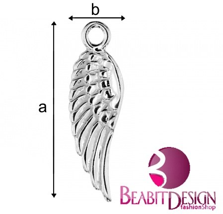Zawieszka Charms Skrzydła 22mm Zawieszka Charms Skrzydła 22mm