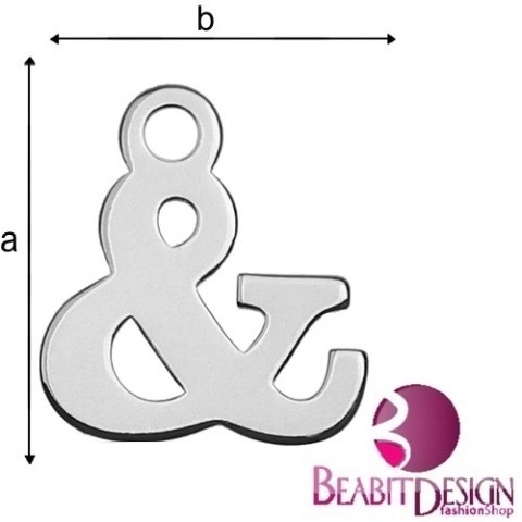 Zawieszka znak & 9,1x8,1mm Zawieszka znak & 9,1x8,1mm