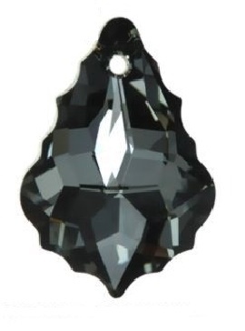 Baroque Silver Night 22x15mm