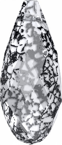 Briolette Black Patina 17x8,5mm