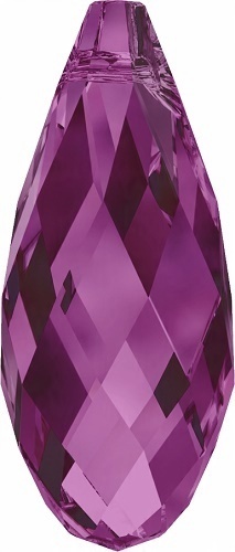 Briolette Fuchsia 17x8,5mm