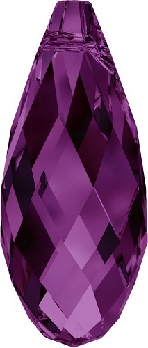 Briolette Ametyst 17x8,5mm