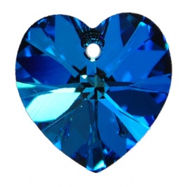 Heart Bermuda Blue 14,4x14mm